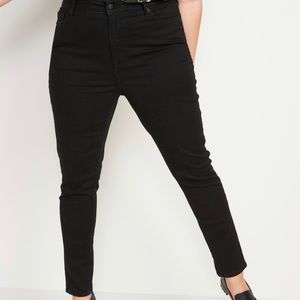 OLD NAVY women’s black super skinny jeans size 12